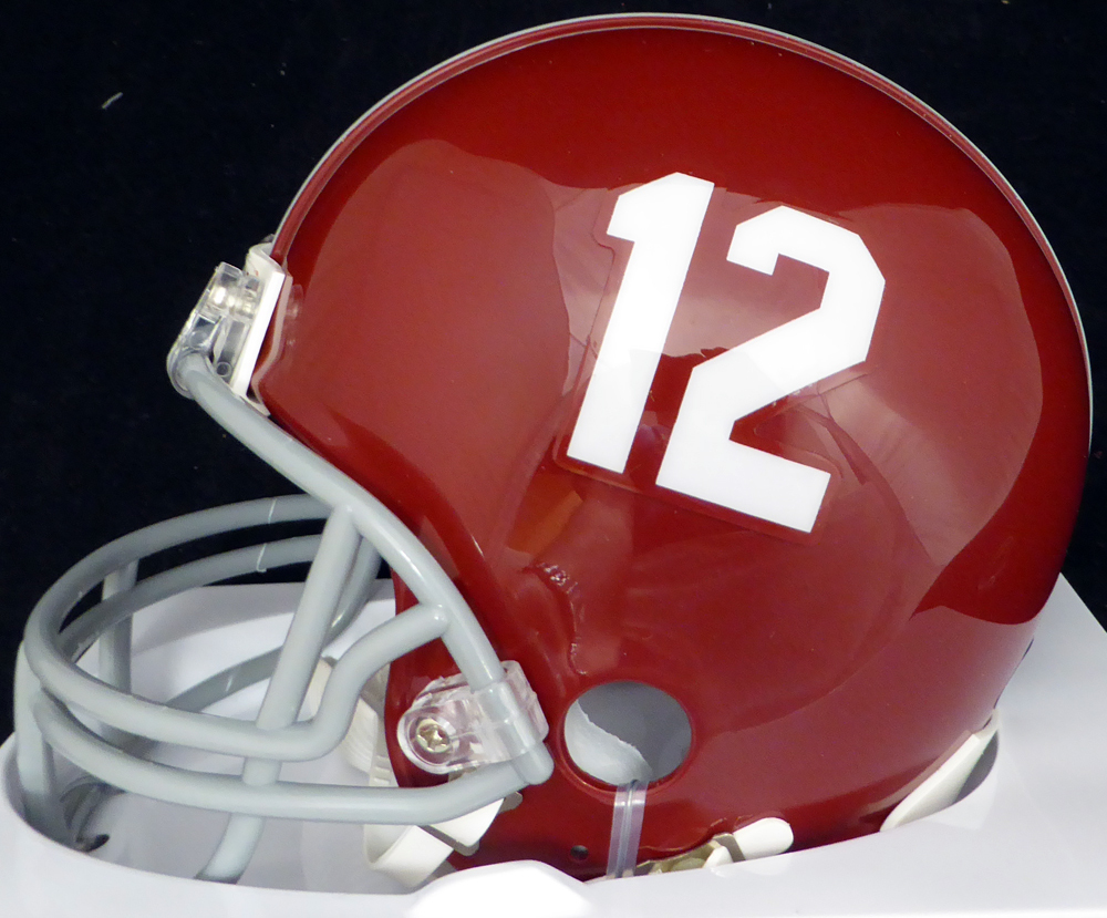 Eddie Lacy Autographed Alabama Crimson Tide Mini Helmet Mcs Holo #124650 Image a