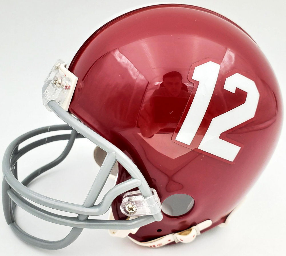 Eddie Lacy Autographed Alabama Crimson Tide Mini Helmet Mcs Holo #124650 Image a