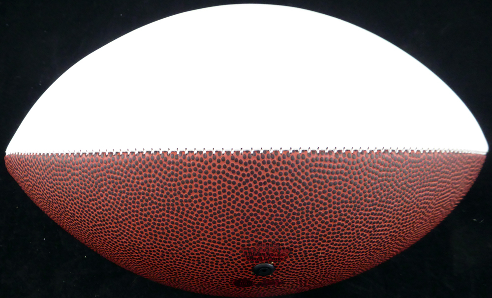 Eddie Lacy Autographed White Logo Football Alabama Crimson Tide Mcs Holo #124647 Image a