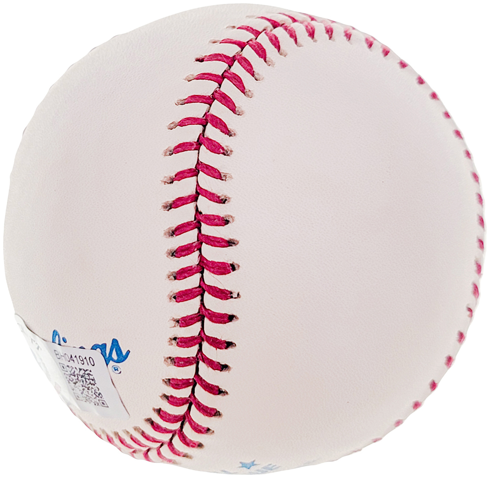 Eddie Layton Autographed Official Al Baseball New York Yankees Beckett Beckett Image a