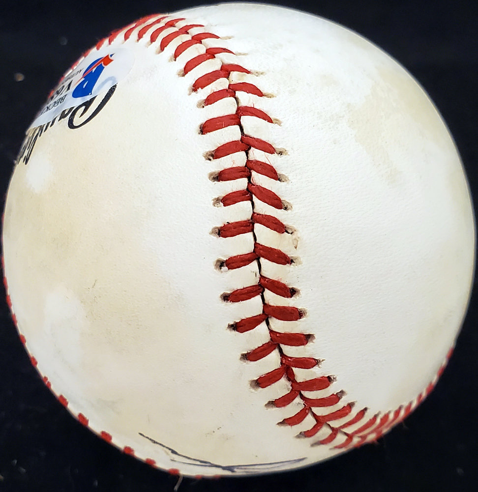 Eddie Sawyer Autographed Official Nl Baseball Philadelphia Phillies Beckett Beckett Image a