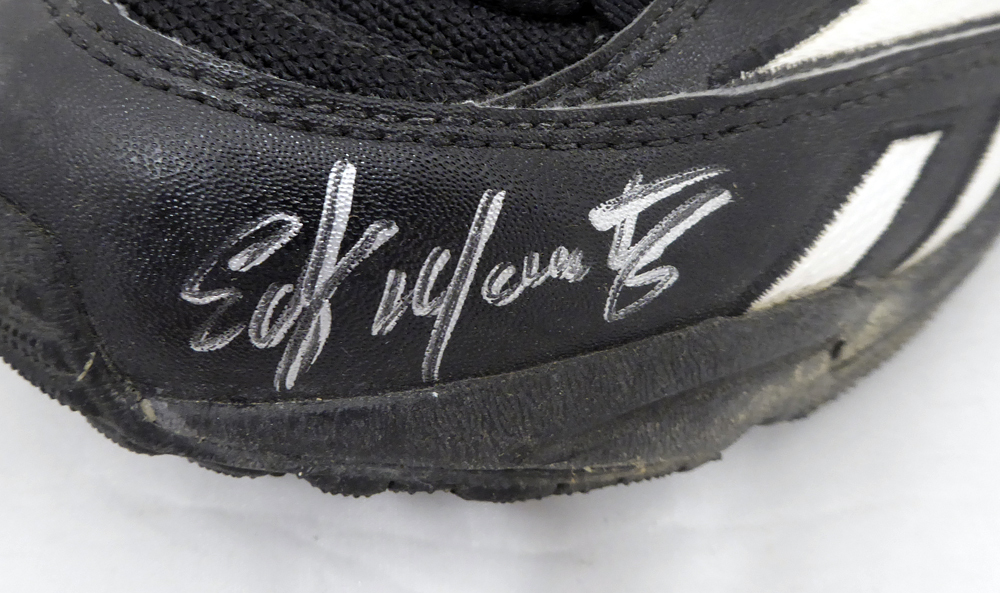 Edgar Martinez Autographed Signed Seattle Mariners Game Used Reebok Turf Shoes With Signed Certificate #145144 Image a