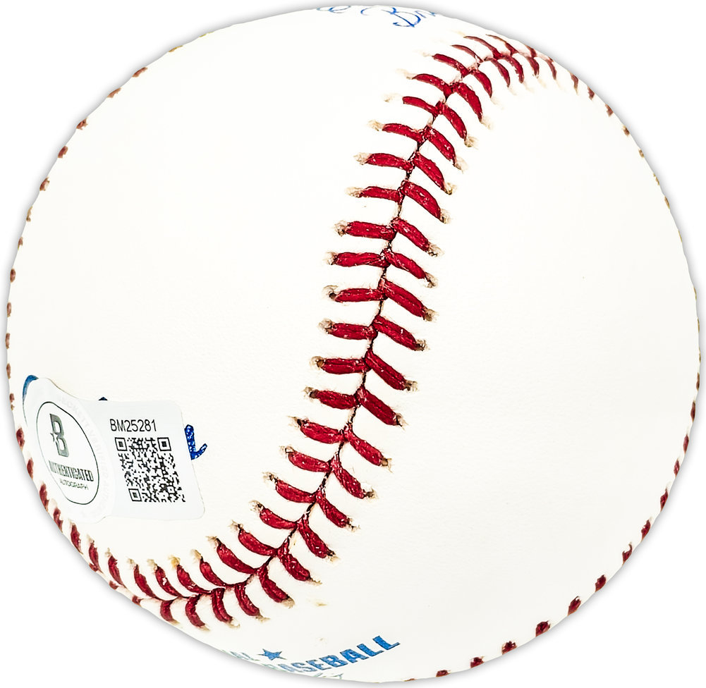 Elmer Sexauer Autographed Signed Official MLB Baseball Brooklyn Dodgers "1948" Beckett Beckett Qr #Bm25281 Image a