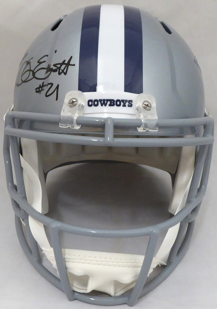 Ezekiel Elliott Autographed Signed Dallas Cowboys Full Size Speed Replica Helmet - Beckett Authentic