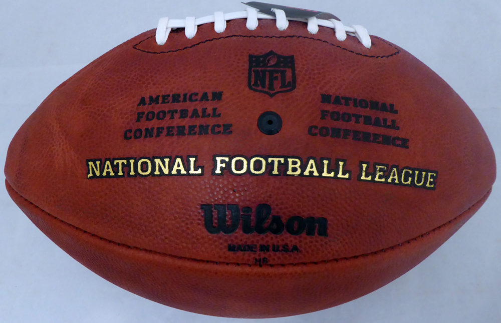 Ezekiel Elliott Autographed Official Leather NFL Football Dallas Cowboys Beckett Beckett Image a