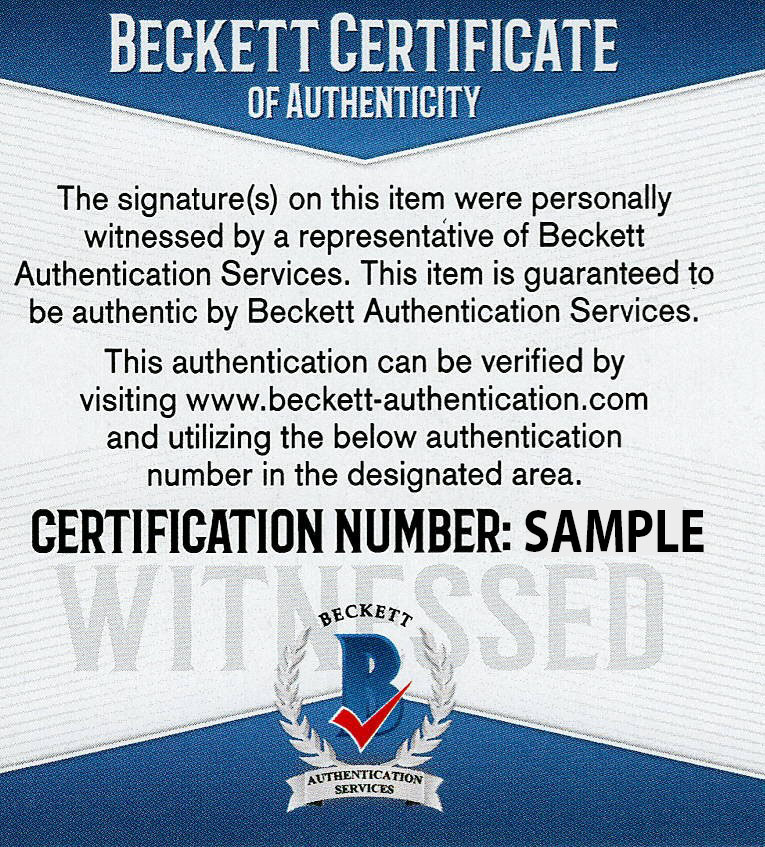 Ezekiel Elliott Ohio State Buckeyes Autographed Signed Replica Helmet - Beckett Authentic Image a