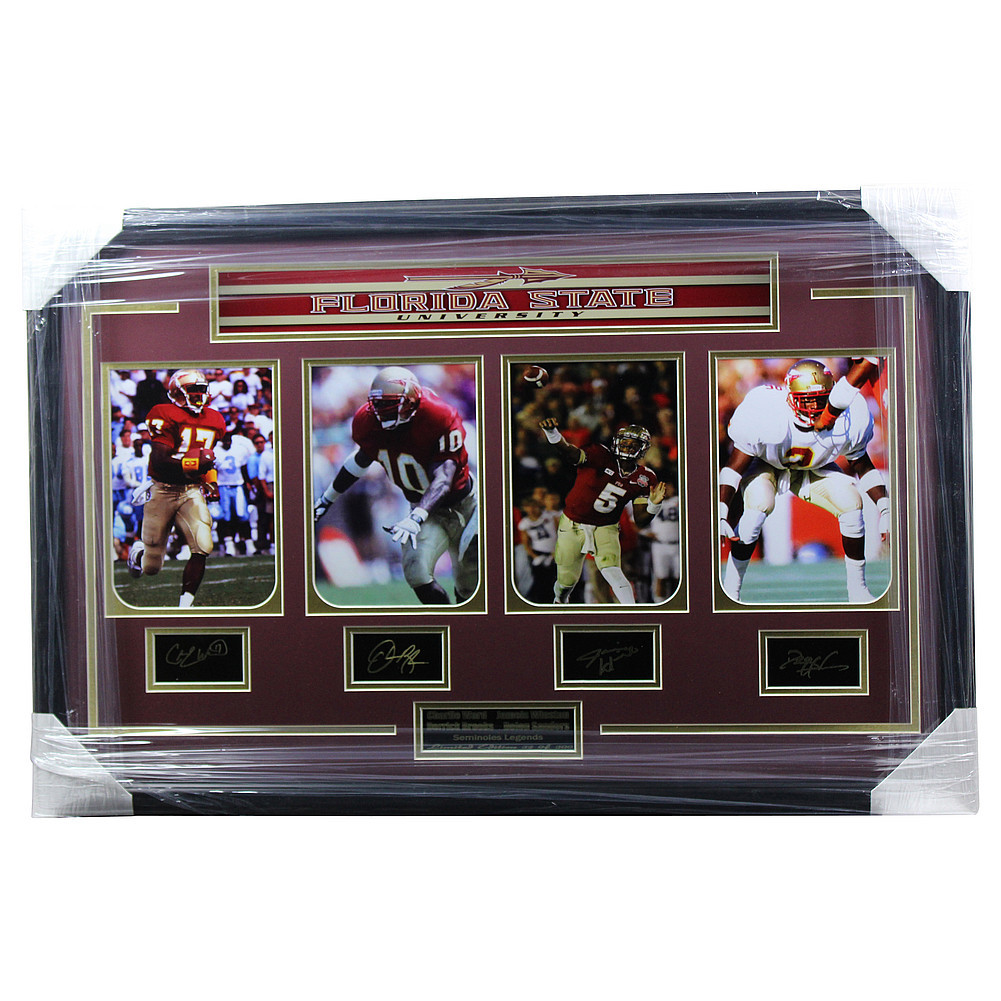 Facsimile FSU Brooks, Sanders, Ward Winston 24x30 Framed Photo Image a