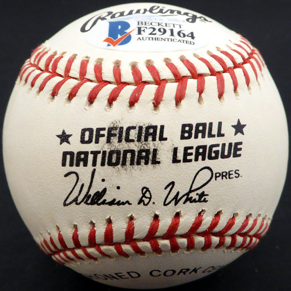 Fergie Jenkins Autographed Signed Official NL Baseball Chicago Cubs