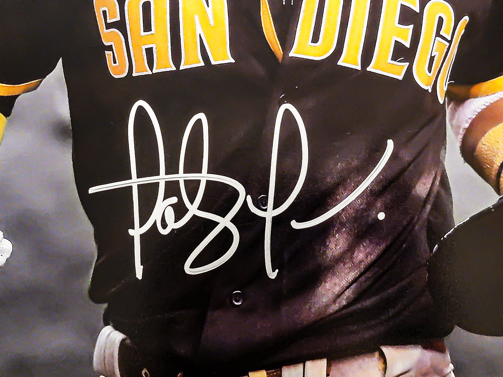 Fernando Tatis Jr. Autographed 16X20 Photo San Diego Padres Spotlight JSA Image a
