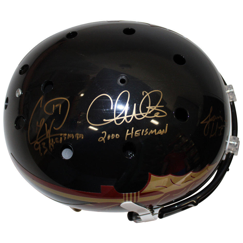 FSU 3 H/T Jameis Winston,Weinke, & Charlie Ward Autographed Signed Schutt Rep F/S Helmet-JSA Image a