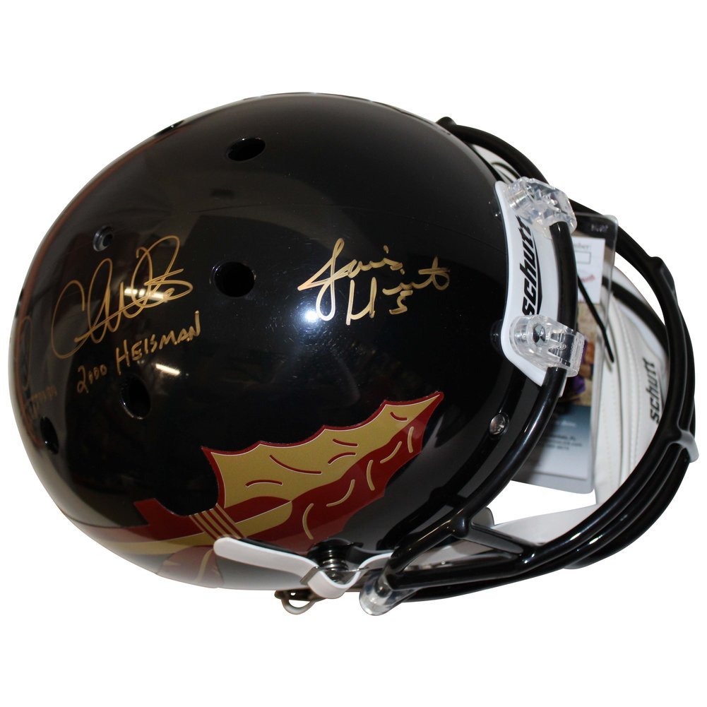 FSU 3 H/T Jameis Winston,Weinke, & Charlie Ward Autographed Signed Schutt Rep F/S Helmet-JSA Image a