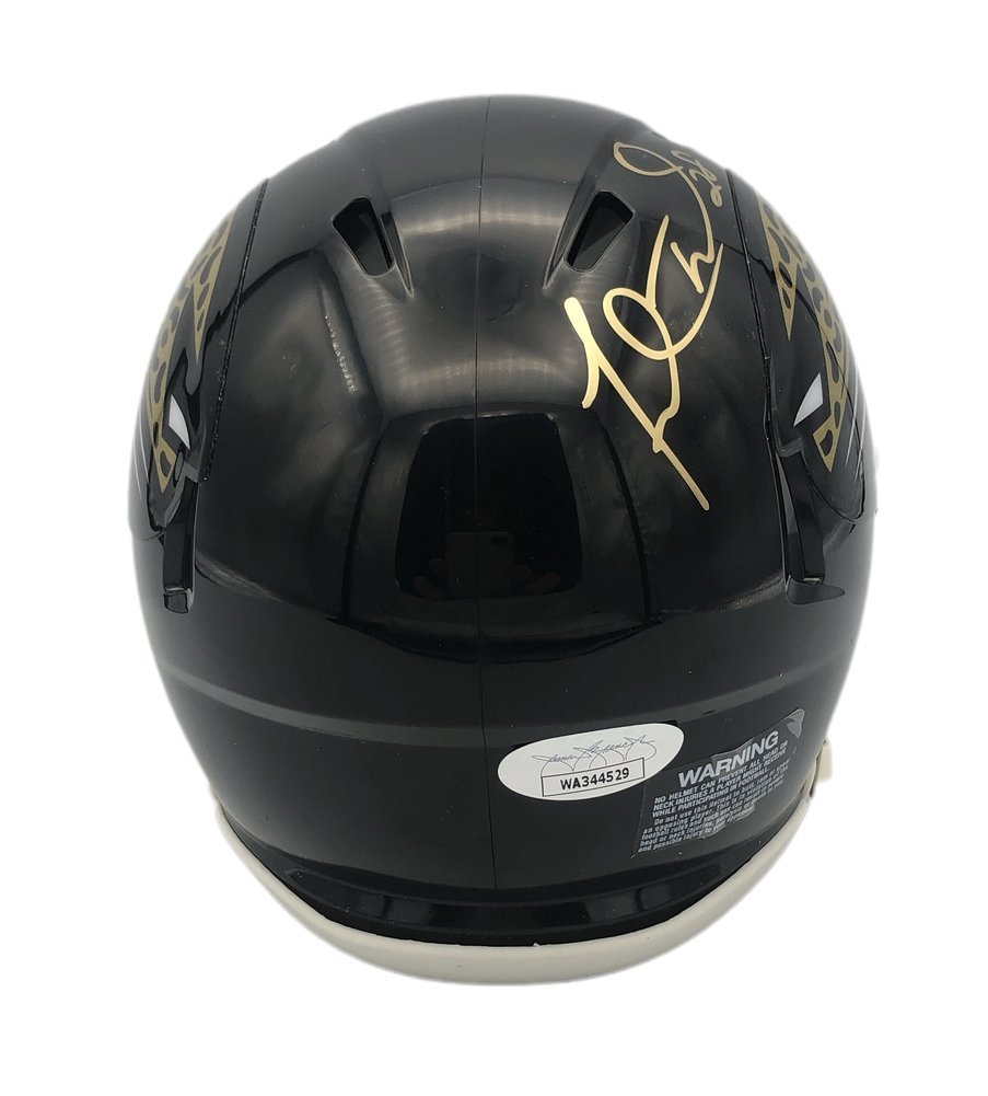 Fred Taylor Autographed Signed Jacksonville Jaguars Riddell Speed Mini Helmet - JSA Authentic Image a