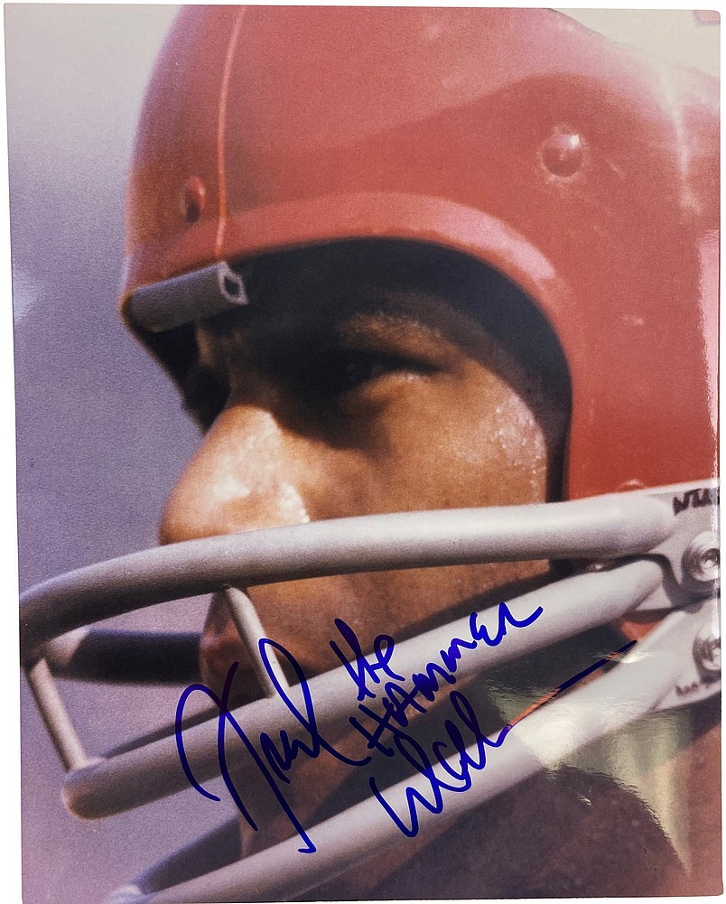 Fred The Hammer Williamson Signed Kansas City Chiefs 8x10 Photo with inscription Image a