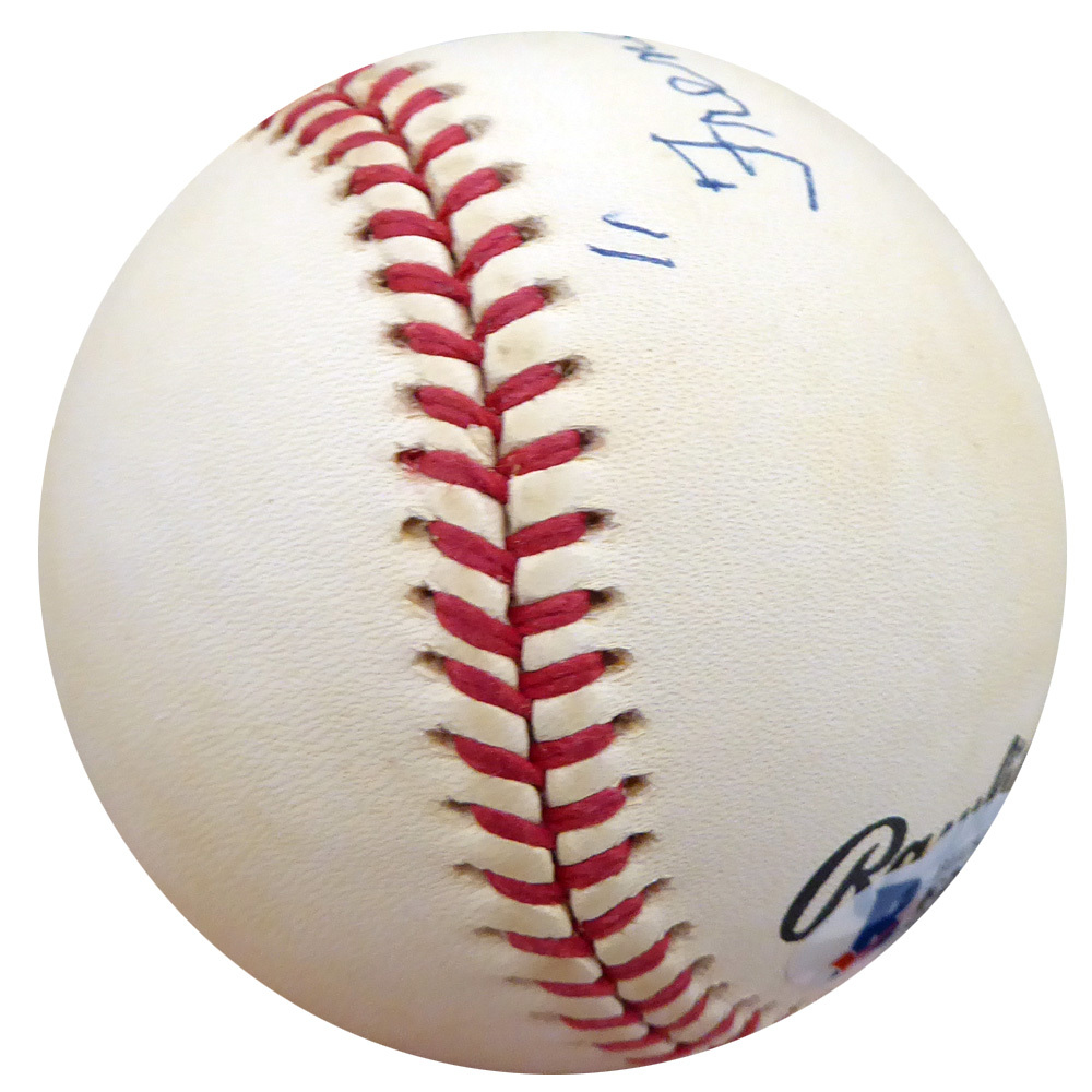 Frenchy Bordagary Autographed Official Nl Baseball Brooklyn Dodgers Beckett Beckett Image a