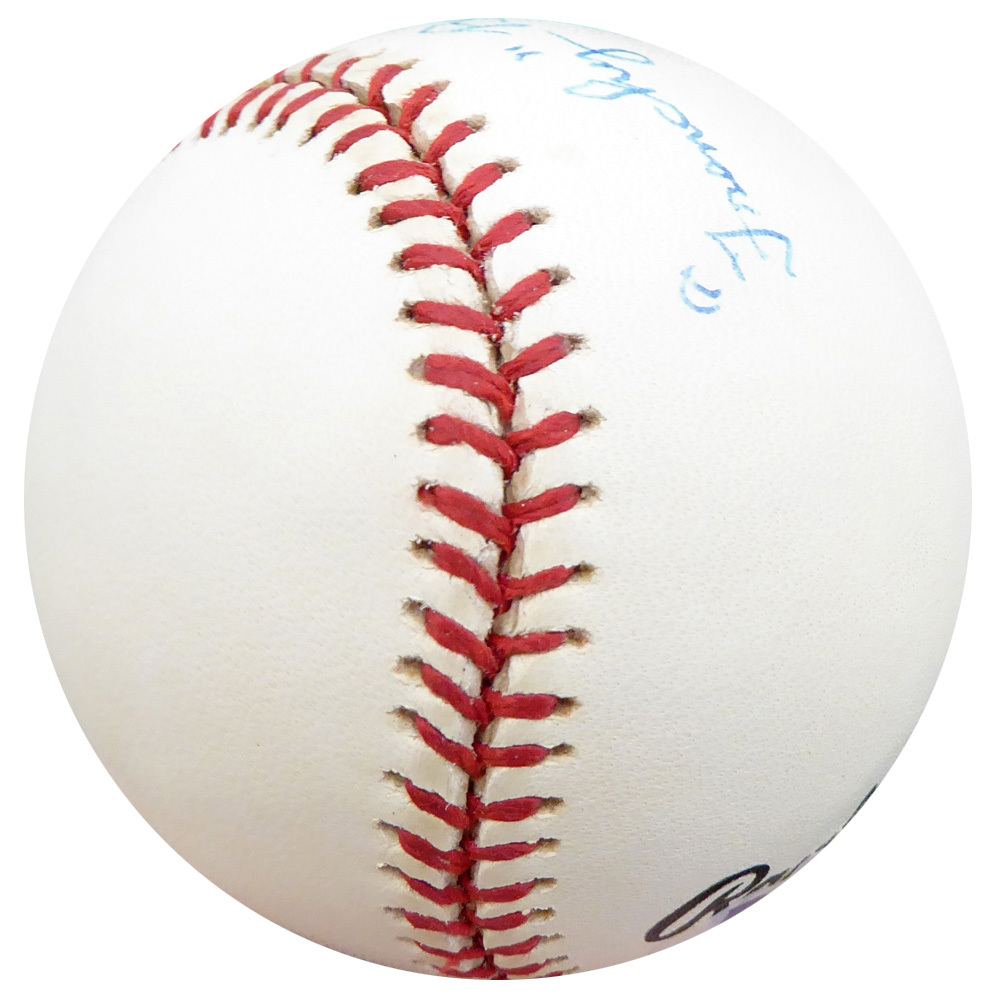 Frenchy Bordagary Autographed Official Nl Baseball Brooklyn Dodgers Beckett Beckett Image a