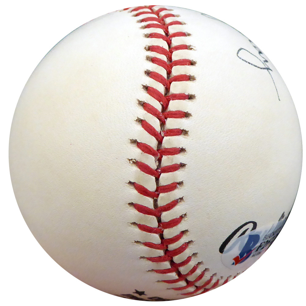 Frenchy Bordagary Autographed Official Nl Baseball Brooklyn Dodgers Beckett Beckett Image a