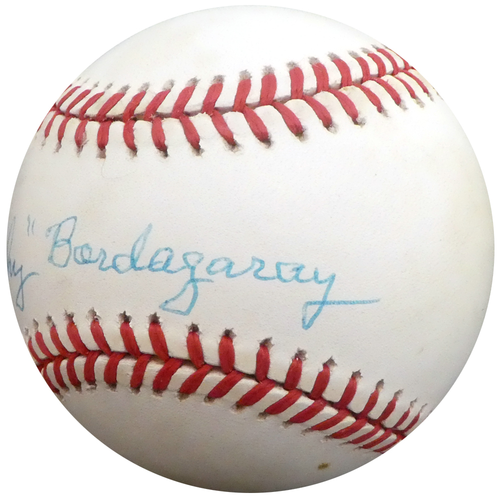Frenchy Bordagary Autographed Official Nl Baseball Brooklyn Dodgers Beckett Beckett Image a