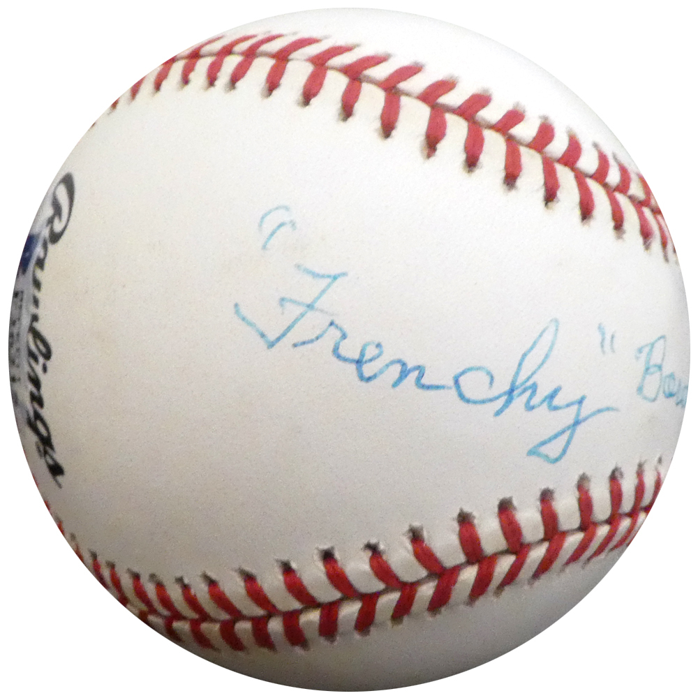 Frenchy Bordagary Autographed Official Nl Baseball Brooklyn Dodgers Beckett Beckett Image a