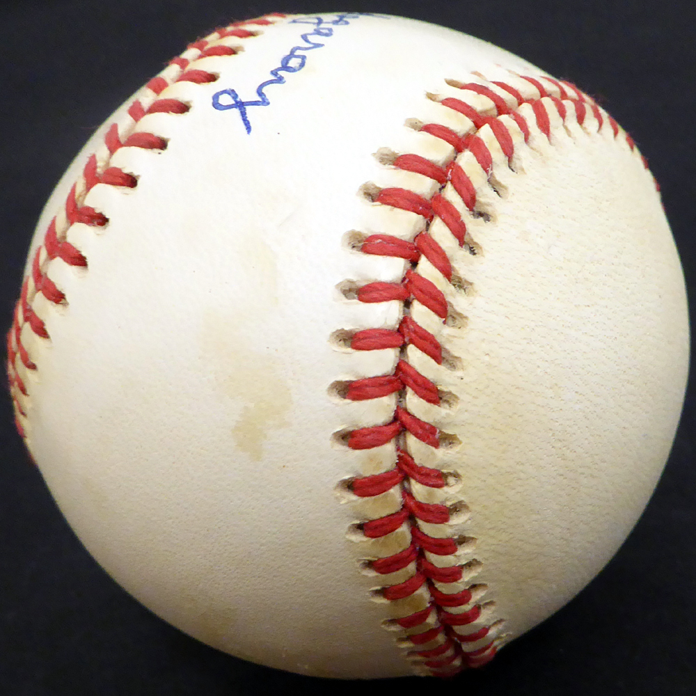 Frenchy Bordagary Autographed Official Nl Baseball Brooklyn Dodgers Beckett Beckett Image a