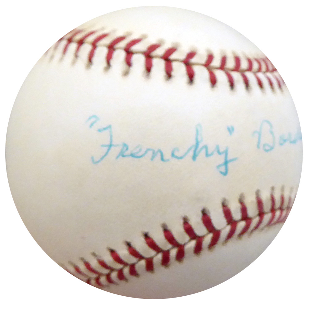 Frenchy Bordagary Autographed Official Nl Baseball Brooklyn Dodgers Beckett Beckett Image a