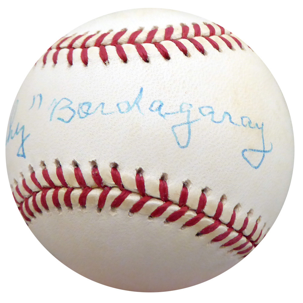 Frenchy Bordagary Autographed Official Nl Baseball Brooklyn Dodgers Beckett Beckett Image a