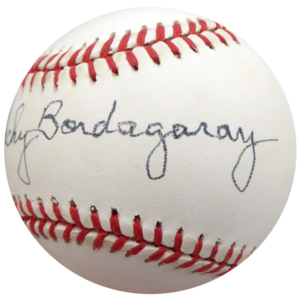 Frenchy Bordagary Autographed Official Nl Baseball Brooklyn Dodgers Beckett Beckett Image a