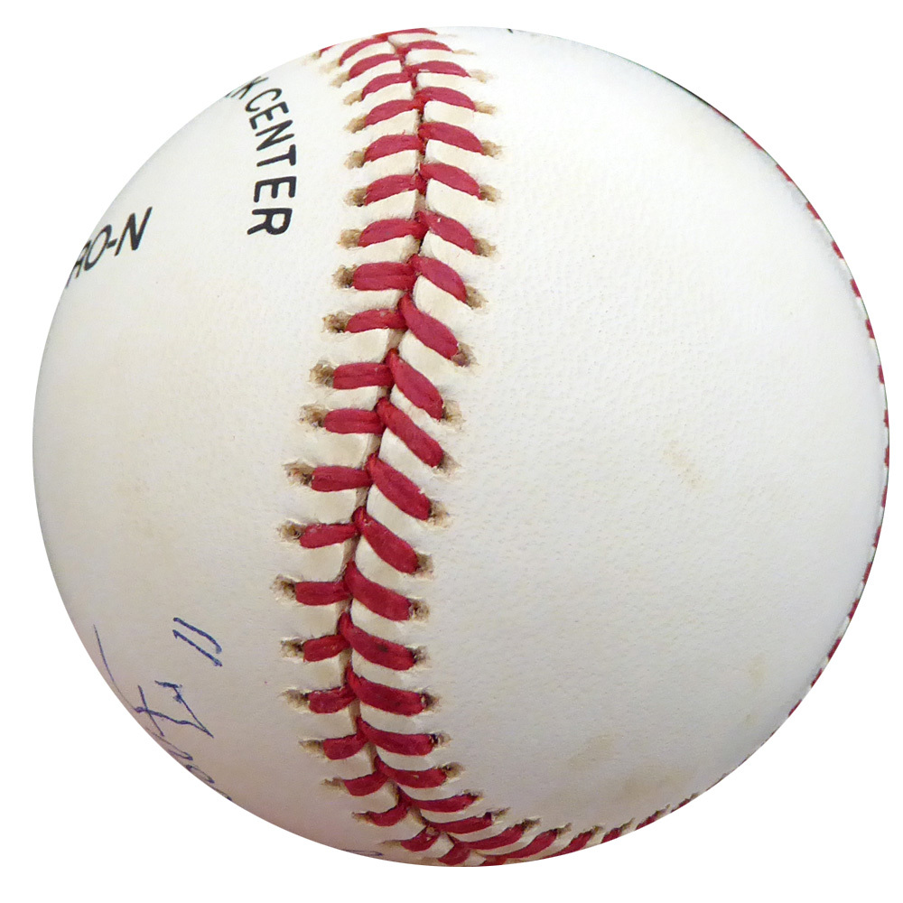 Frenchy Bordagary Autographed Official Nl Baseball Brooklyn Dodgers Beckett Beckett Image a