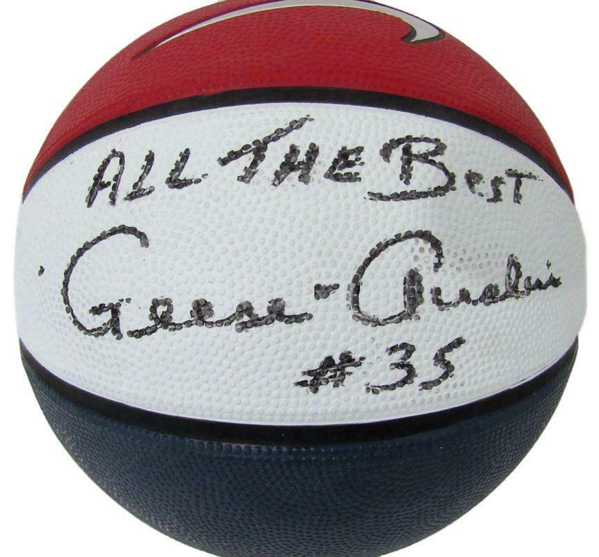 Geese Ausbie Autographed Signed Harlem Globetrotters Nike