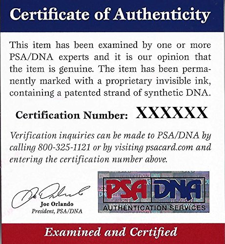 George Abrams Autographed Signed 3X5 Index Card Cincinnati Reds PSA/DNA Image a