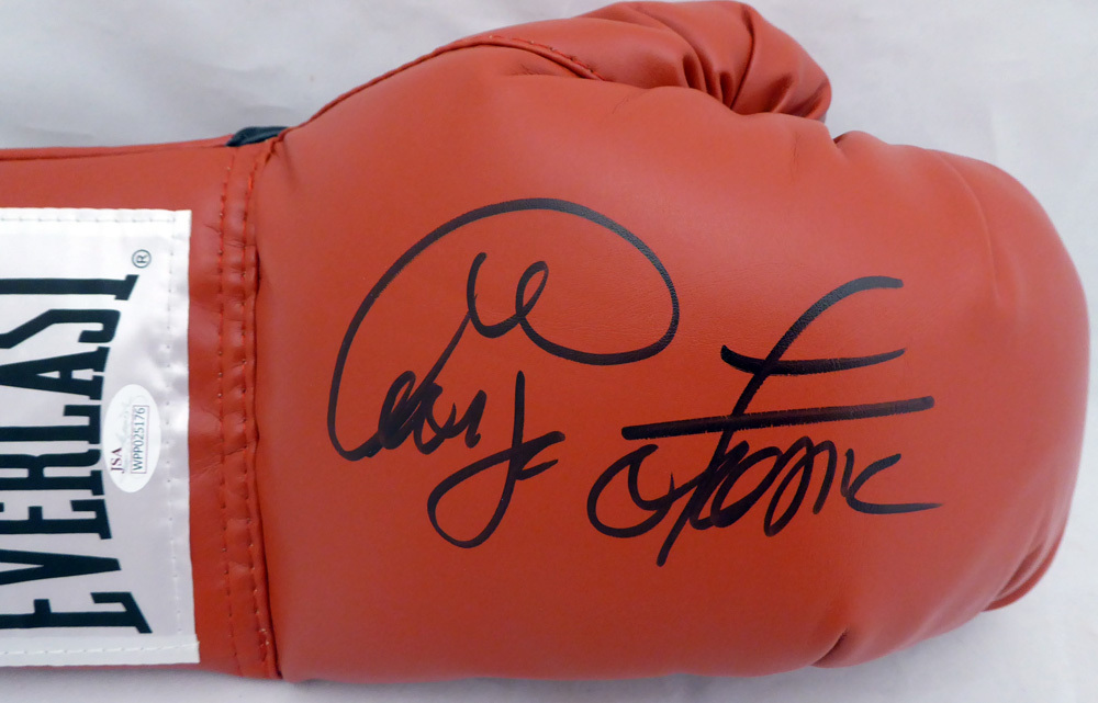george foreman signed glove