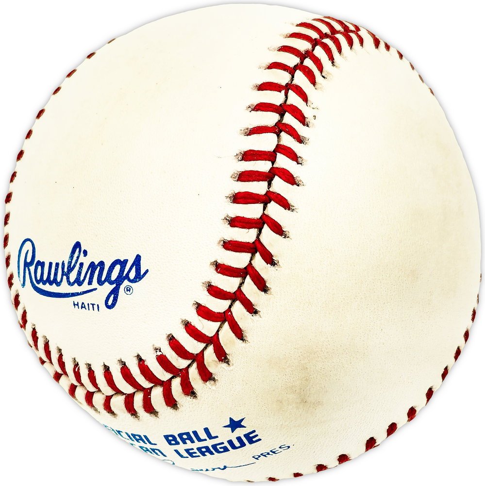 George Mitterwald Autographed Official Al Baseball Minnesota Twins, Chicago Cubs #226209 Image a