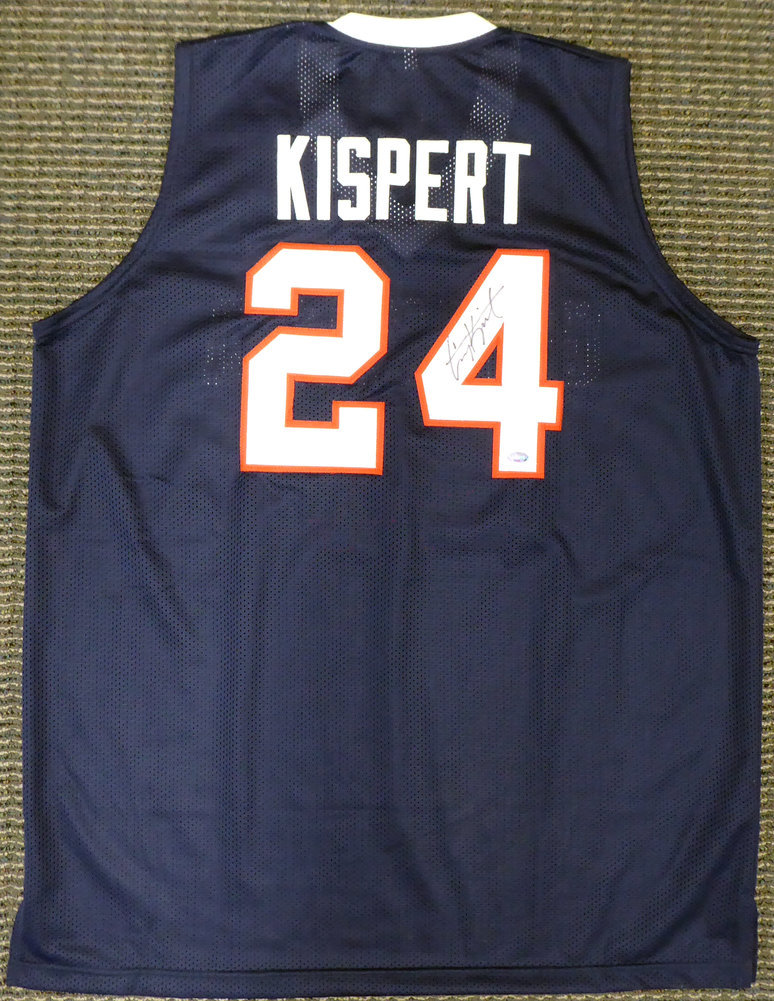 Gonzaga Bulldogs Corey Kispert Autographed Signed Blue Jersey Mcs Holo #194889 Image a