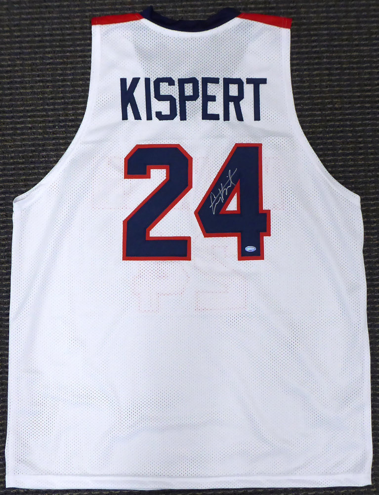 Gonzaga Bulldogs Corey Kispert Autographed Signed White Jersey All American Mcs Holo #194893 Image a