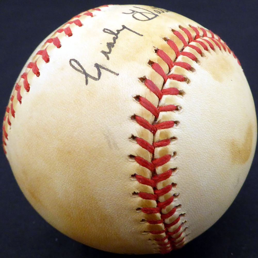 Grady Hatton Autographed Signed Official NL Baseball Boston Red Sox