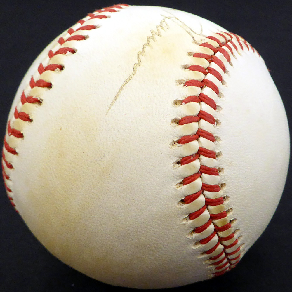 Granny Hamner Autographed Official Nl Baseball Philadelphia Phillies Beckett Beckett Image a