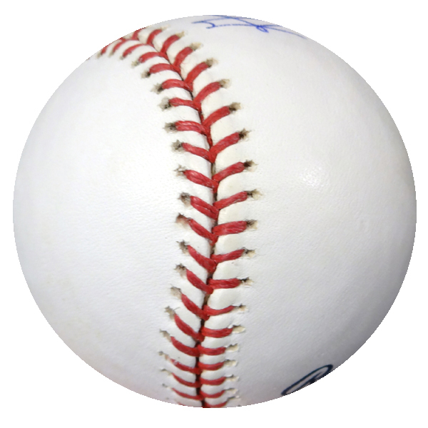 Gus Zernial Autographed Official MLB Baseball Philadelphia Oakland A's PSA/DNA Image a