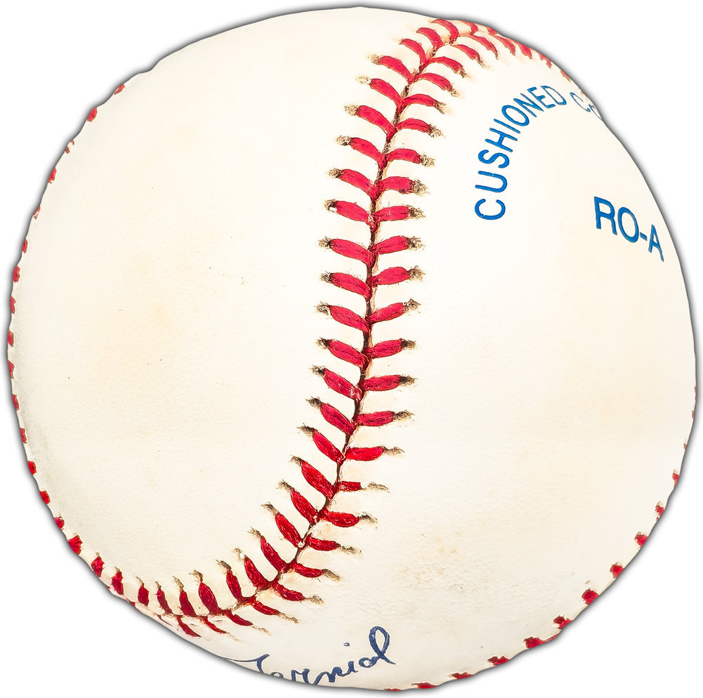 Gus Zernial Autographed Official Al Baseball Philadelphia A's Beckett Beckett Image a