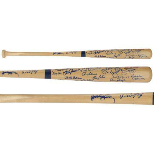 Hall Of Famers Autographed Signed MLB Bat With Multiple Signatures JSA Image a