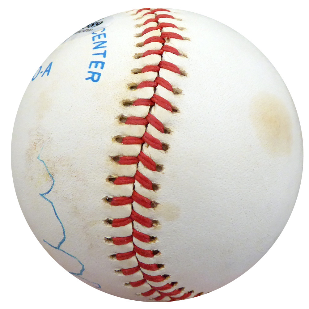 A.B. Ab "Happy" Chandler Autographed Official Al Baseball Commissioner Beckett Beckett Image a