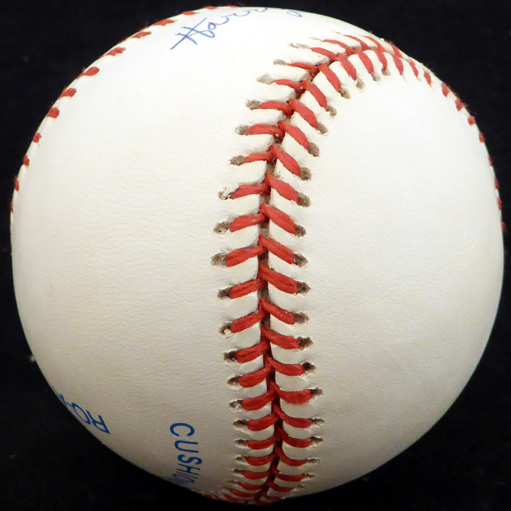 Harry Dorish Autographed Official Al Baseball Chicago White Sox Beckett Beckett Image a