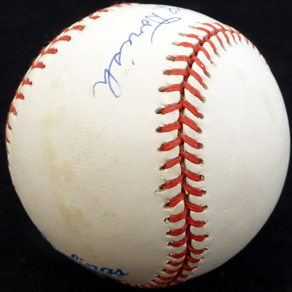 Harry Dorish Autographed Official Al Baseball Chicago White Sox Beckett Beckett Image a