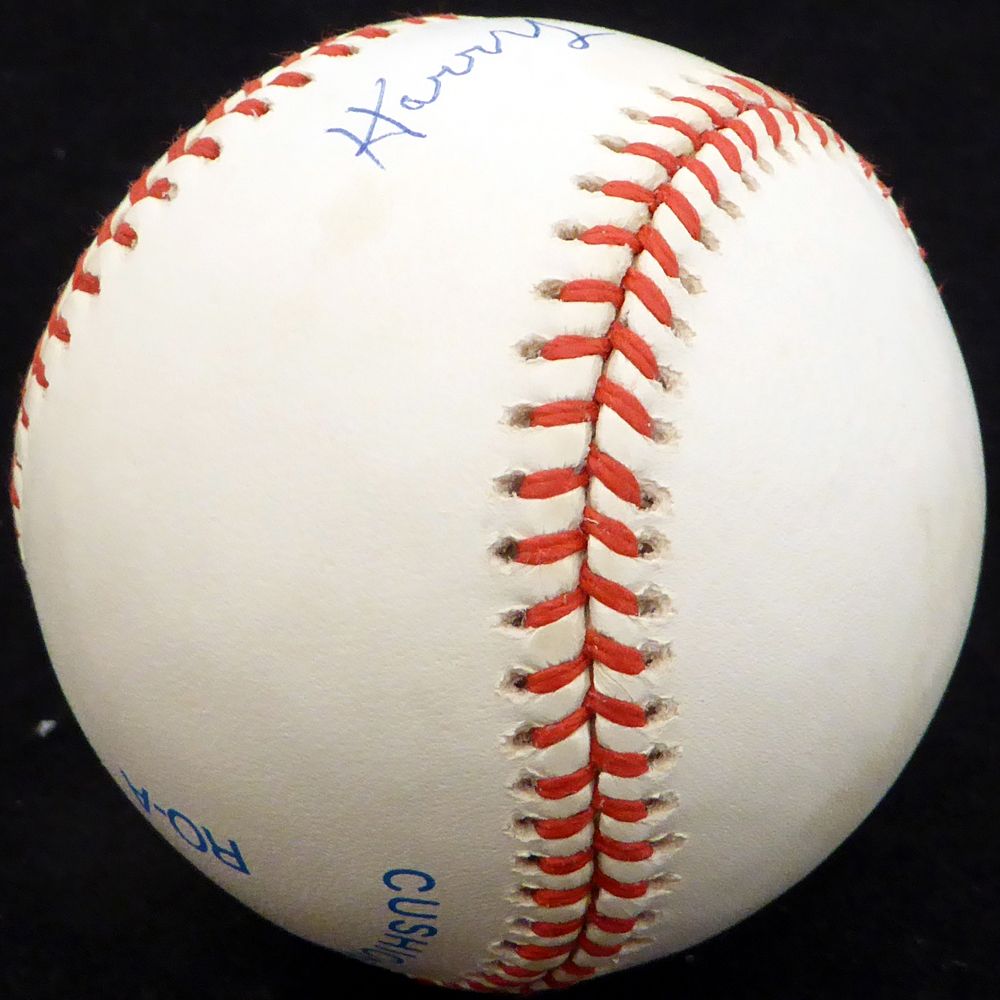 Harry Dorish Autographed Official Al Baseball Chicago White Sox Beckett Beckett Image a