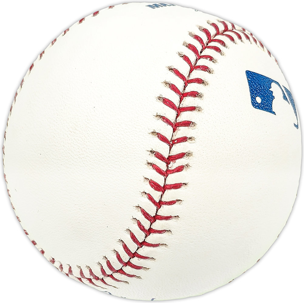 Harry Warner Autographed Official MLB Baseball Milwaukee Brewers Coach "82 Brewers" #227681 Image a