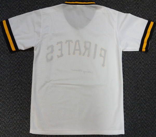 Pittsburgh Pirates Harvey Haddix Autographed Gray Jersey PSA/DNA Image a