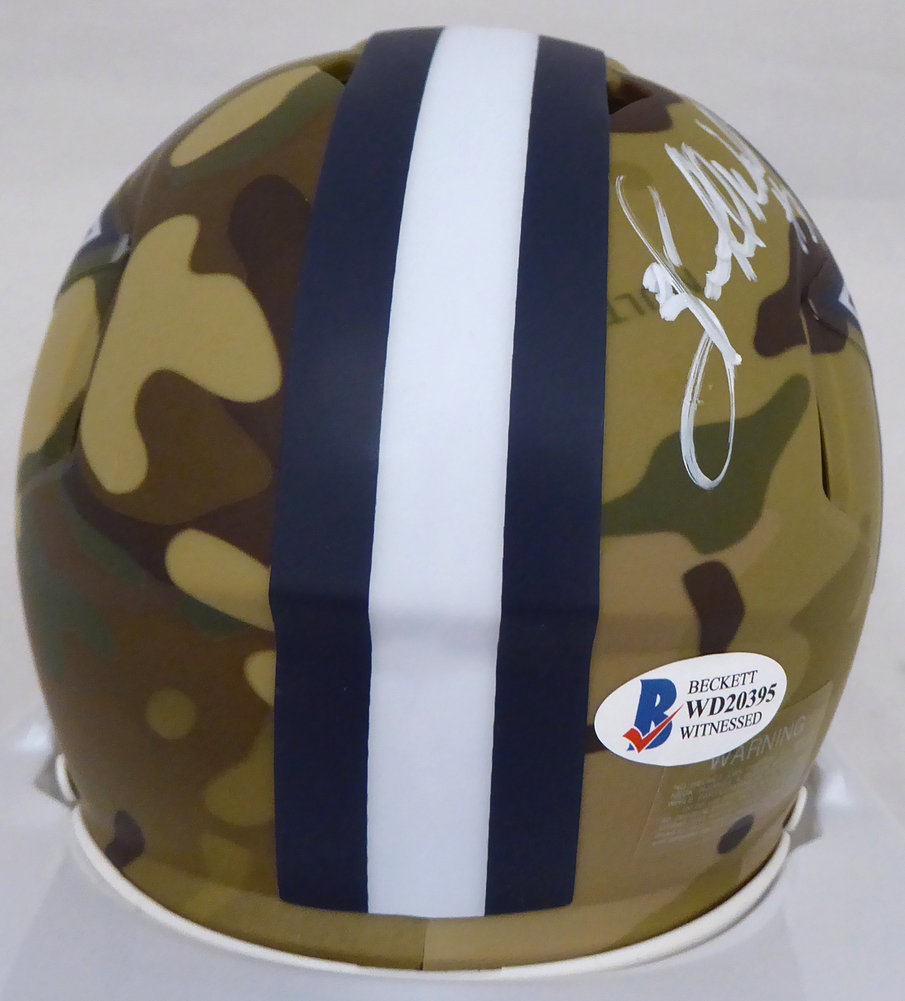 Herschel Walker Autographed Signed Dallas Cowboys Camo Speed Mini