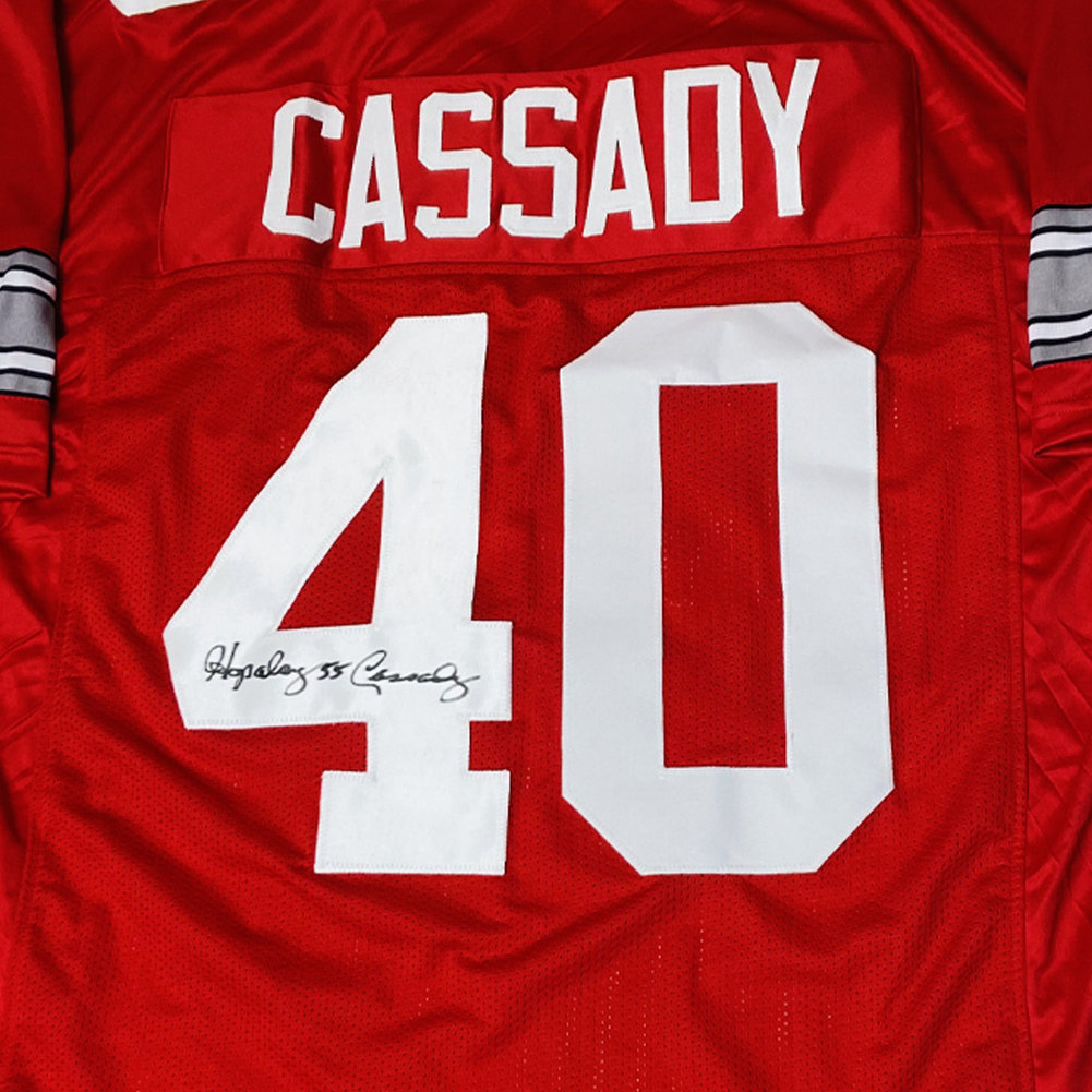 Hopalong Cassady Autographed Signed Ohio State Buckeyes Custom Prostyle Jersey - Certified Authentic Image a