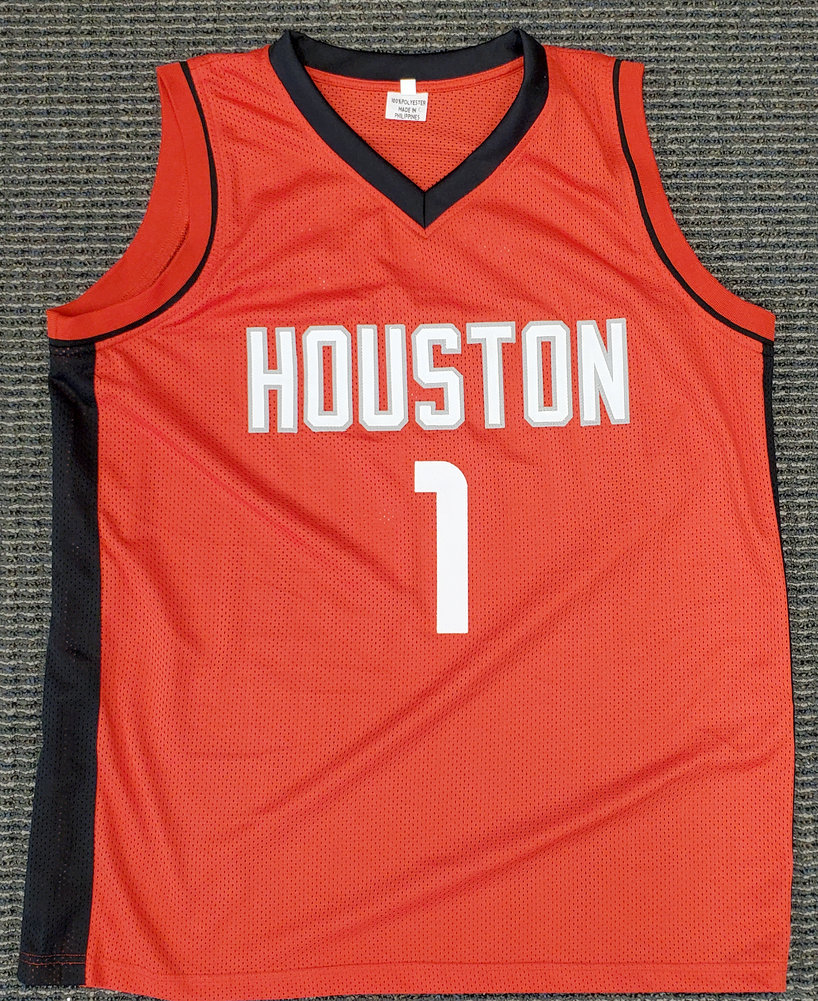Houston Rockets John Wall Autographed Red Jersey Beckett Beckett Image a