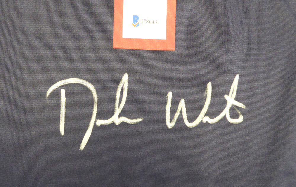 Deshaun Watson Autographed Signed Houston Texans Blue Nike Jersey Size Xxl Beckett Beckett #121899 Image a