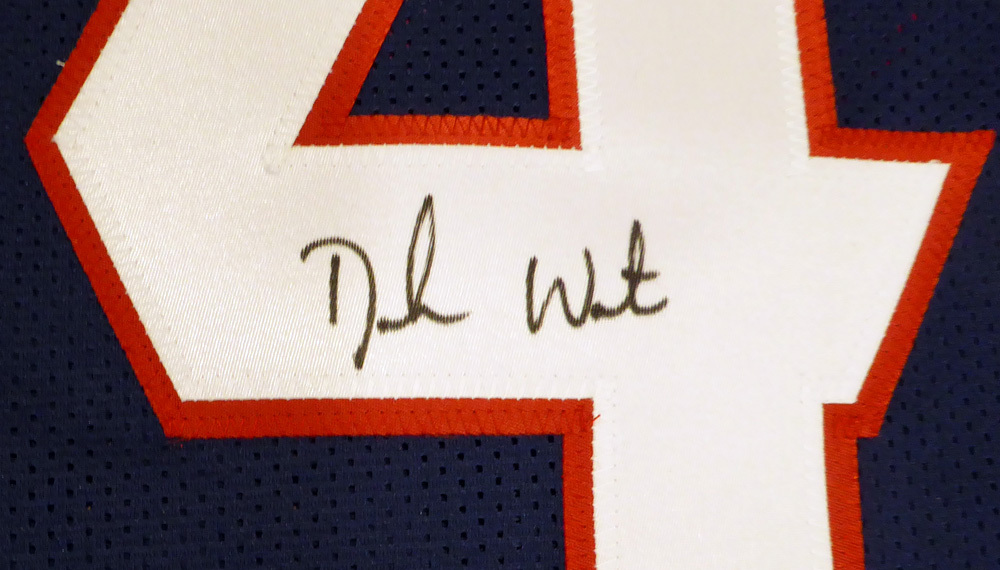 Deshaun Watson Autographed Signed Houston Texans Blue Jersey Beckett Beckett Image a
