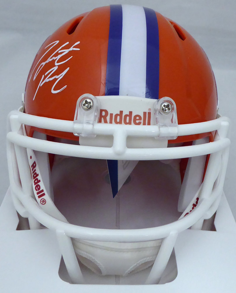 Hunter Renfrow Autographed Clemson Tigers Speed Mini Helmet Beckett Beckett Image a